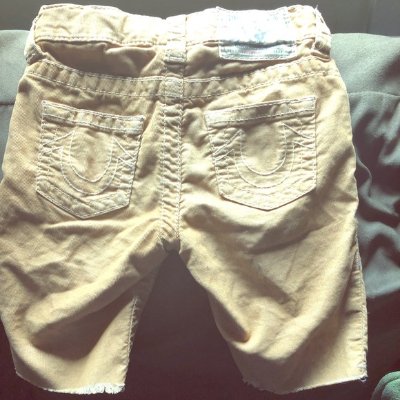true religion corduroy shorts